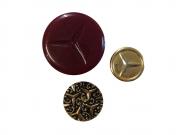 3 Pointed Star Buttons