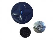 4 Pointed Star Buttons